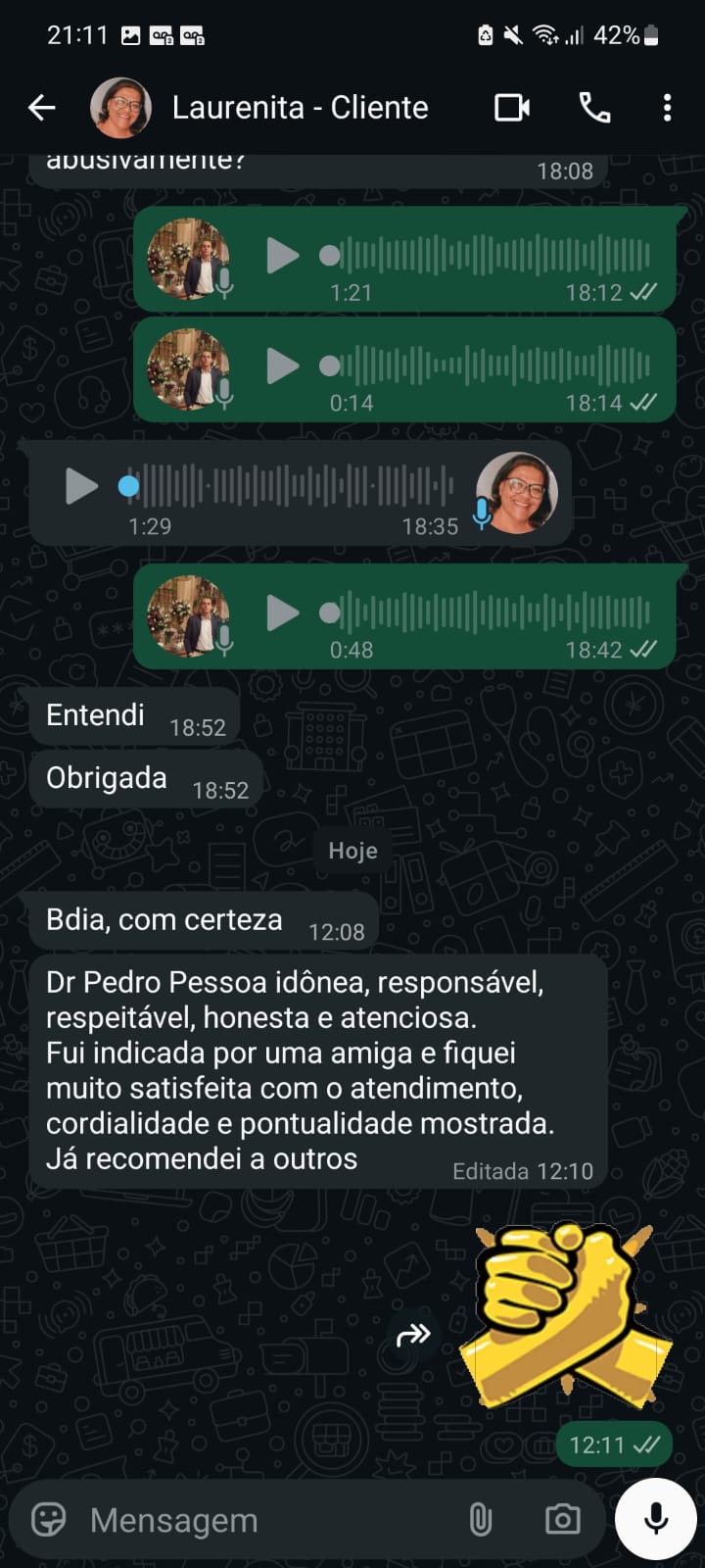Depoimento de cliente 4